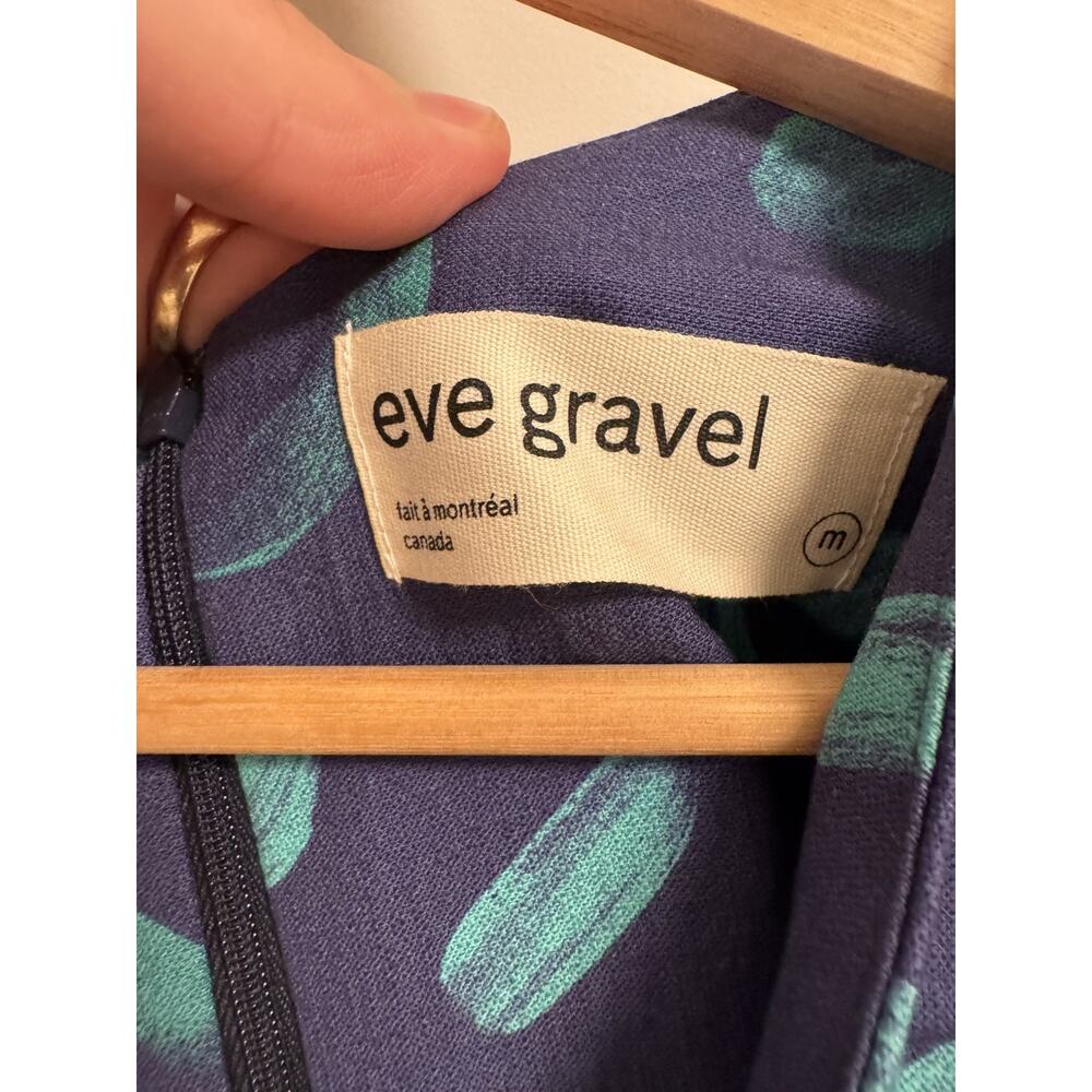 Eve Gravel Moana Dress Navy Blue Size Medium NWT MSRP: $268 - Picture 6 of 8